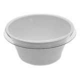 100 Potinho Molheira Pote Br Descartável Molho C Tampa 30ml
