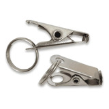 100 Presilhas Clip Jacaré Com Argola 13 Mm