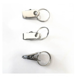 100 Presilhas Clip Jacaré Com Argola 19 Mm