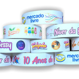 100 Pulseira De Identificação Personalizada