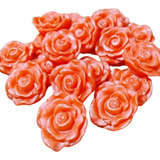 100 Sabonetes Mini Rosa Flor Média Lembrancinhas Casamento
