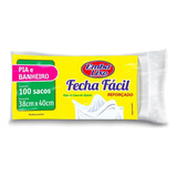 100 Saco De Lixo Pia Banheiro Fecha Fácil Reforçado Embalixo
