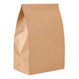 100 Saco Kraft Para Delivery G 24x15x32 Sem Impressão