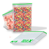 100 Saco Saquinho Ziplock Hermético N5 10x14 Abre fecha