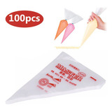 100 Sacos Confeiteiro Descartável Bolo Creme Decorar 30cm