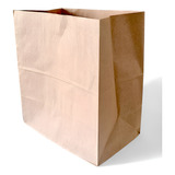 100 Sacos Kraft Delivery Grande Marmita Comidas 30x31x19