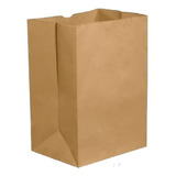 100 Sacos Kraft Delivery Médio Fast Food Entregas 24x30x14