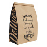100 Sacos Kraft Delivery P As Melhores Lembranças mod 04 