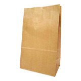 100 Sacos Papel Kraft Pequeno Para Entregas 18cmx10 5cmx30cm