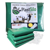 100 Sacos Para Silagem Silo Verde 100 Abraçadeiras Fortes