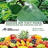 100 Sacos Tnt Protecao De Frutas No Pe 10x15cm Fruta Protegida