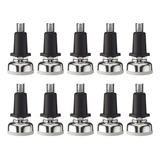 100 Sapata Niveladora Pé Para Móveis 3 16 Bucha Base 21mm