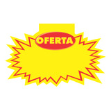 100 Splash Cartaz Placa Oferta Promoção Duplex 22x15cm
