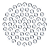 100 Strass De Vidro 7mm Hotfix Cristal Termocolante