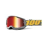 100 Strata 2 Óculos De Proteção Para Motocross E Mountain Bike MX E MTB Racing Izipizi Lente Vermelha Espelhada 
