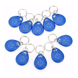 100 Tag Chaveiro Em4100 Rfid 125khz 100 Unid P Sa 32 e Cs