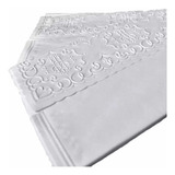 100 Toalhas Lavabo Papel Dobradas Banheiro Alto Relevo