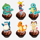 100 Toppers Tags Para Docinhos Pokemon