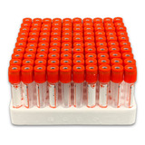 100 Tubo Tampa Vermelha 4ml Coleta A Vacuo Prp I prf Sangue