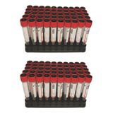 100 Tubos Tampa Vermelho 9ml Coleta Prf Ativador Coagulo