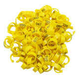 100 Un Anilhas Numeradas P Aves Pombos Codornas Pintos 8mm