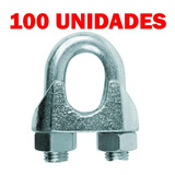 100 Un Grampo Clips Cabo De Aço 5 16 8mm