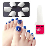 100 Unhas Tips Para Pé Para Alongamento De Unhas Cor Leitosa