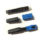 100 Unidades 1 Gabarito Fast Conector Reutilizável Ftth Sc upc Azul H 02 Jt Nfe