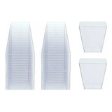 100 Unidades De Copos De Sobremesa Transparentes De 60 Ml De