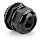 100 Unidades Kit Prensa Cabo Pg9 Ip67 Preto 4 0mm 8 0mm