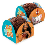 100 Unidades Porta Forminha De Doce Festa Moana