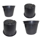 100 Vaso Vasinhos Pote 6 N6 Preto Suculentas Mini Plantas