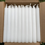 100 Velas Palito Branca 14 5cm Parafina Pura