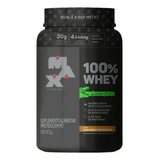 100 Whey Dino Pote 900g Caramelo Macchiato Max Titanium