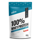 100 Whey Protein Conc Refil 900g Grow Soldiers Shark Pro Sabor Morango