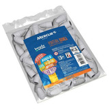 100 X Borracha Ponteira Branca P Lapis Mercur Top