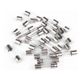 100 X Fusível De Vidro 5x30 Grande Kit Com 100 Peças 5 Amp Green