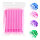1000 Aplicador Microbrush Fino Micro Brush Extensão Cílios
