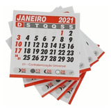  1000 Bloquinhos De Calendário 2021 - 5x5 Cm /mensal