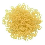 1000 Borrachinhas Elásticas Para Laços Lacinho Pet Shop 5/16 Cor - Liso