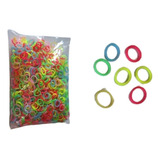 1000 Borrachinhas Elásticos Colorida P/ Pet Shop Penteado