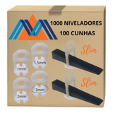 1000 Espaçadores / Nivelador Slim +