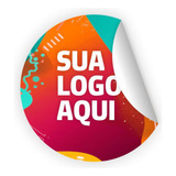 1000 Etiquetas Adesivas Rótulo Personalizado 5x5 Cm
