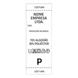 1000 Etiquetas Nylon Personalizada Para Roupas