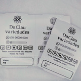 1000 Etiquetas Tag Personalizada Impressa Para Roupas