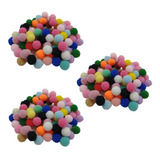 1000 Mix Pompom Mini Bolinha Artesanato