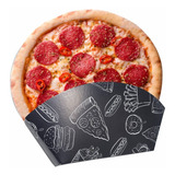 1000 Pçs Caixa Caixinhas Embalagem Broto Mini Pizza G Preto