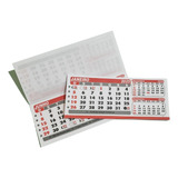 1000 Refil Pvc Calendário De Mesa Bloco Grande 15,5x6,5