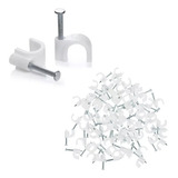 1000 Unid Grampo Fixa Fio 5mm Miguelão Drop Prego Aço Rg59