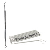 1000 Borrachinhas D Aparelho Estético Transparente aplicador